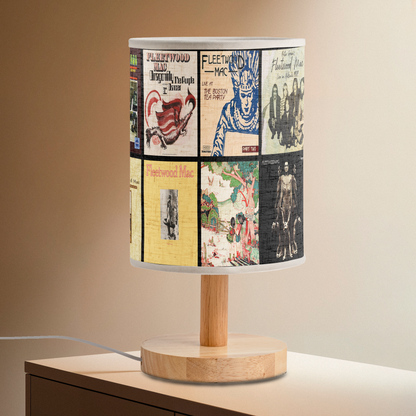 Fleetwood Mac Album Cover Fabric Lamp – Vintage Rock Home Décor