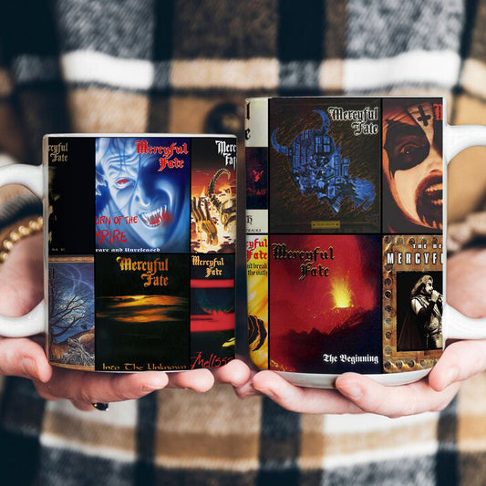 Mercyful Fate Accent Mug – Album Cover Collage Gift