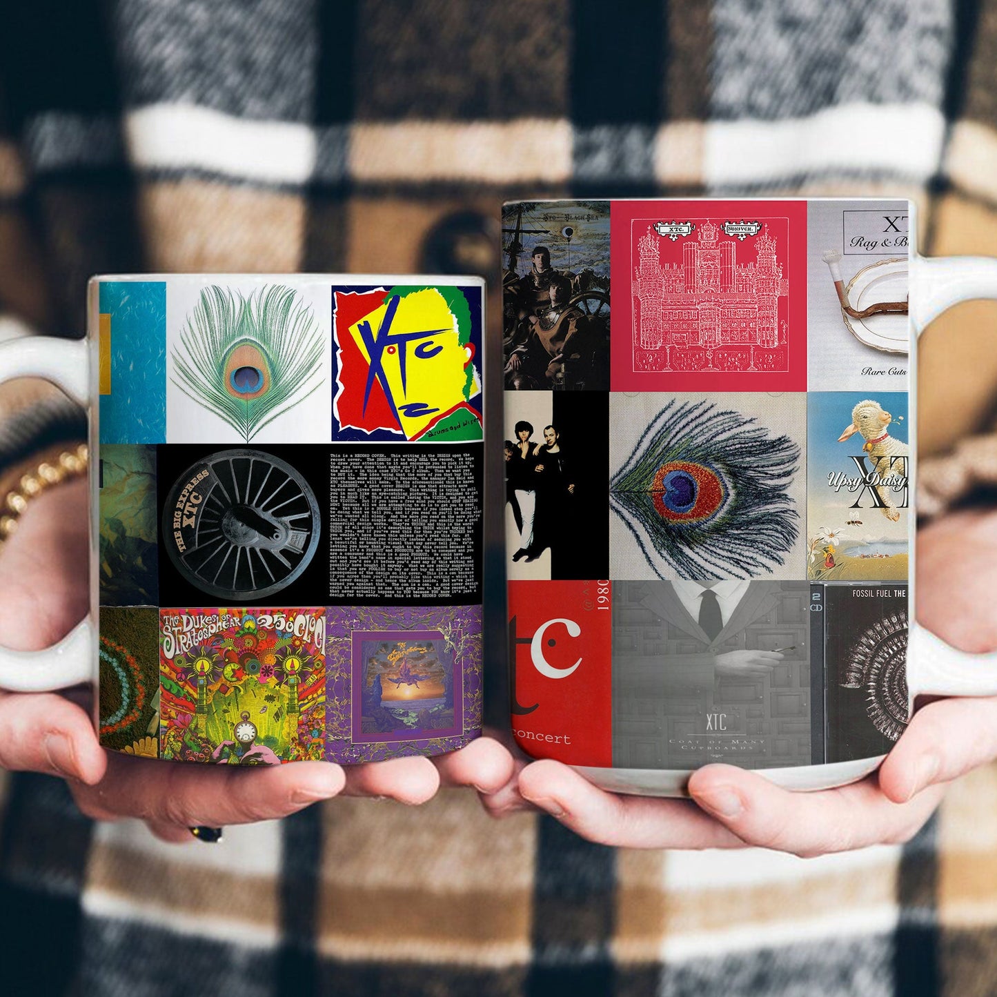 XTC Accent Mug – Classic Album Cover Collage Gift