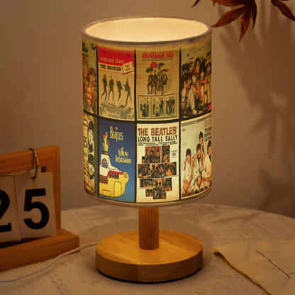 The Beatles Album Cover Fabric Lamp – Retro Music Room Decor