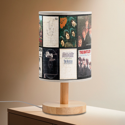 The Beatles Album Cover Fabric Lamp – Retro Music Room Decor