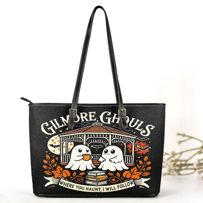 Gilmore Ghouls Leather Halloween Tote & Wallet Set – Spooky Cute Fall Vibes
