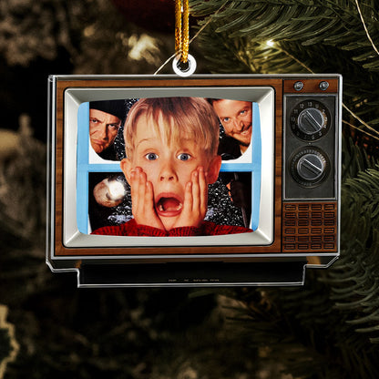 Home Alone TV Christmas Acrylic Ornament – Retro Movie Holiday Decoration