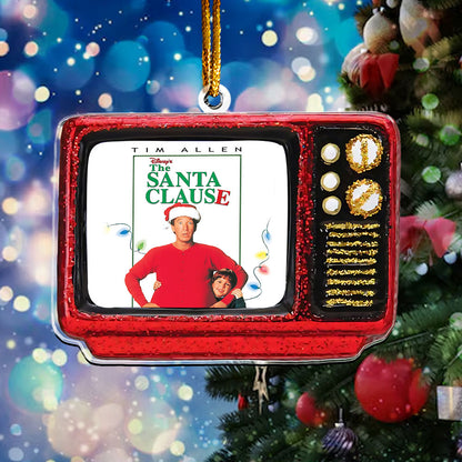 The Santa Clause Retro TV Ornament – Classic Holiday Movie Keepsake