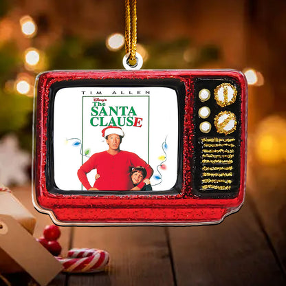 The Santa Clause Retro TV Ornament – Classic Holiday Movie Keepsake