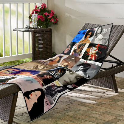 Diana Ross 2 Beach Towel – Album Cover Collage Classic Pop And Rock Towel