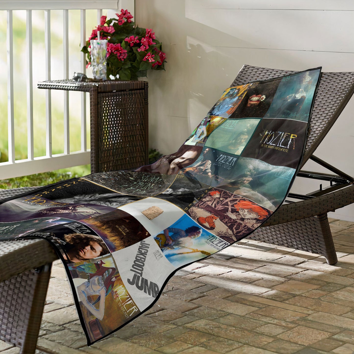 Hozier Beach Towel – Album Cover Collage Indie Rock Towel
