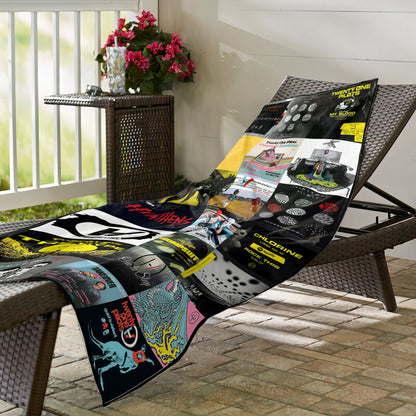Twenty One Pilots Beach Towel – Album Cover Collage Classic Rock Towel