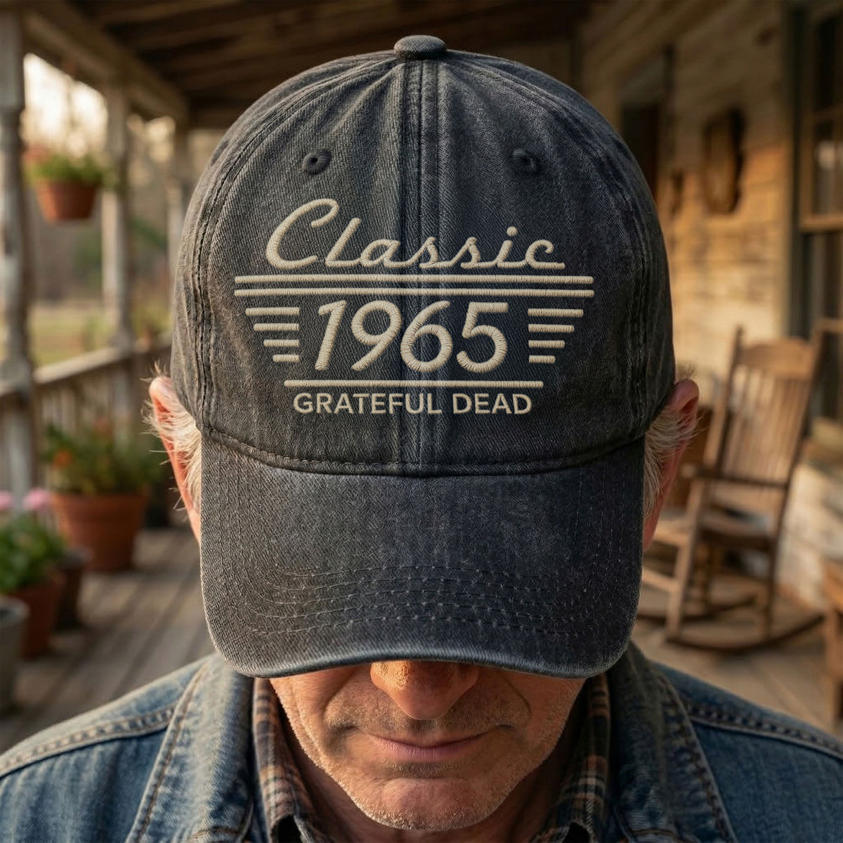 Grateful Dead Classic 1965 Est Psychedelic Rock Band Music Merch Denim Cap – Retro Vintage Dad Cap Gift For Dad (With Box)