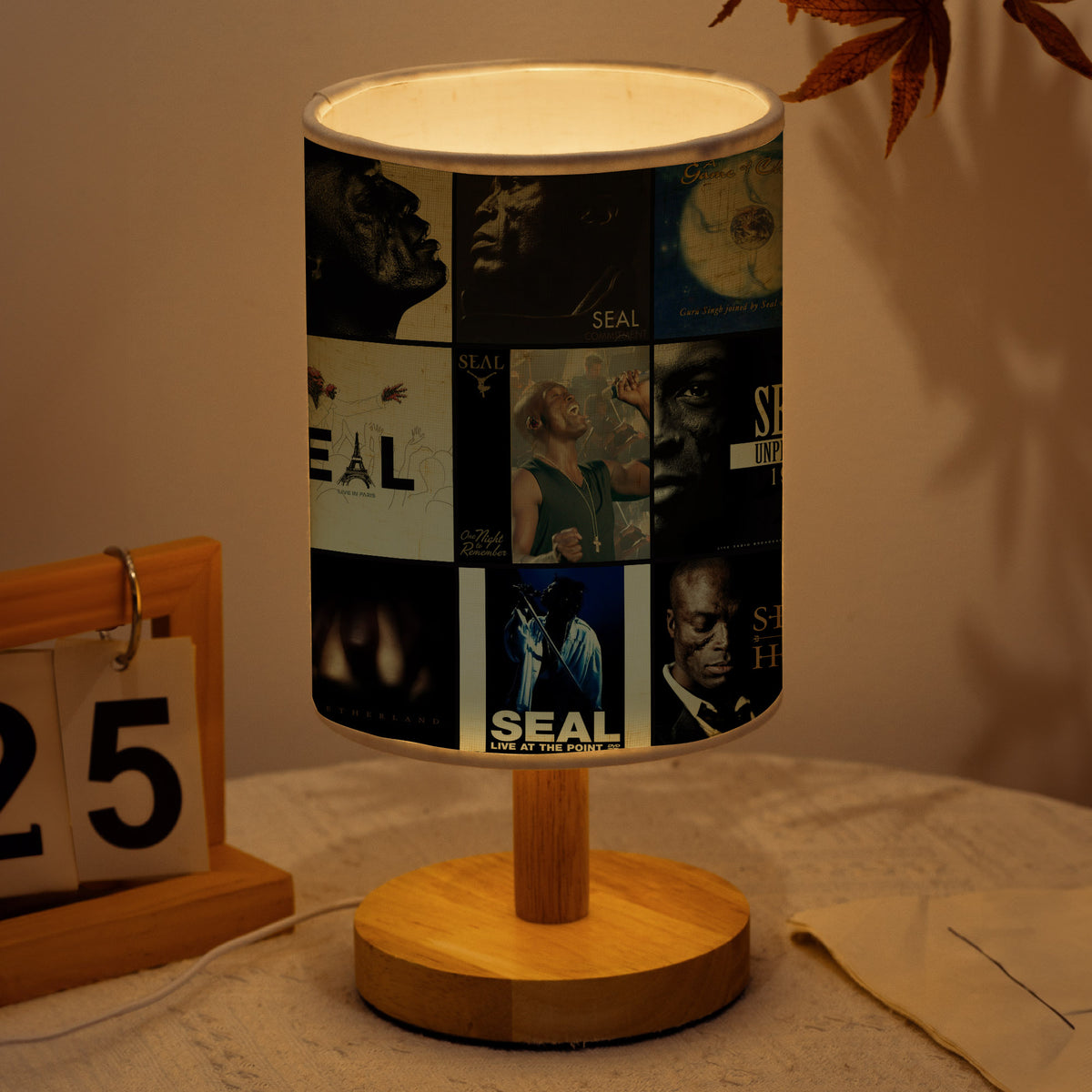 Seal Album Cover Lamp – Soulful Pop Classics Table Light