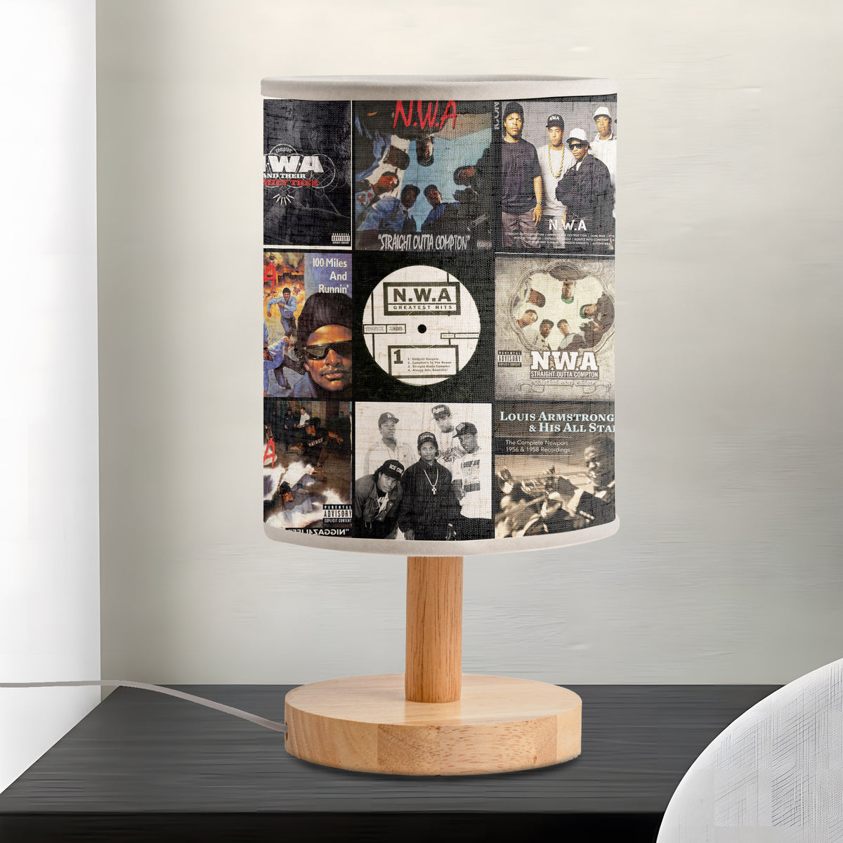 N.W.A Album Cover Lamp – West Coast Hip-Hop Legacy Table Light