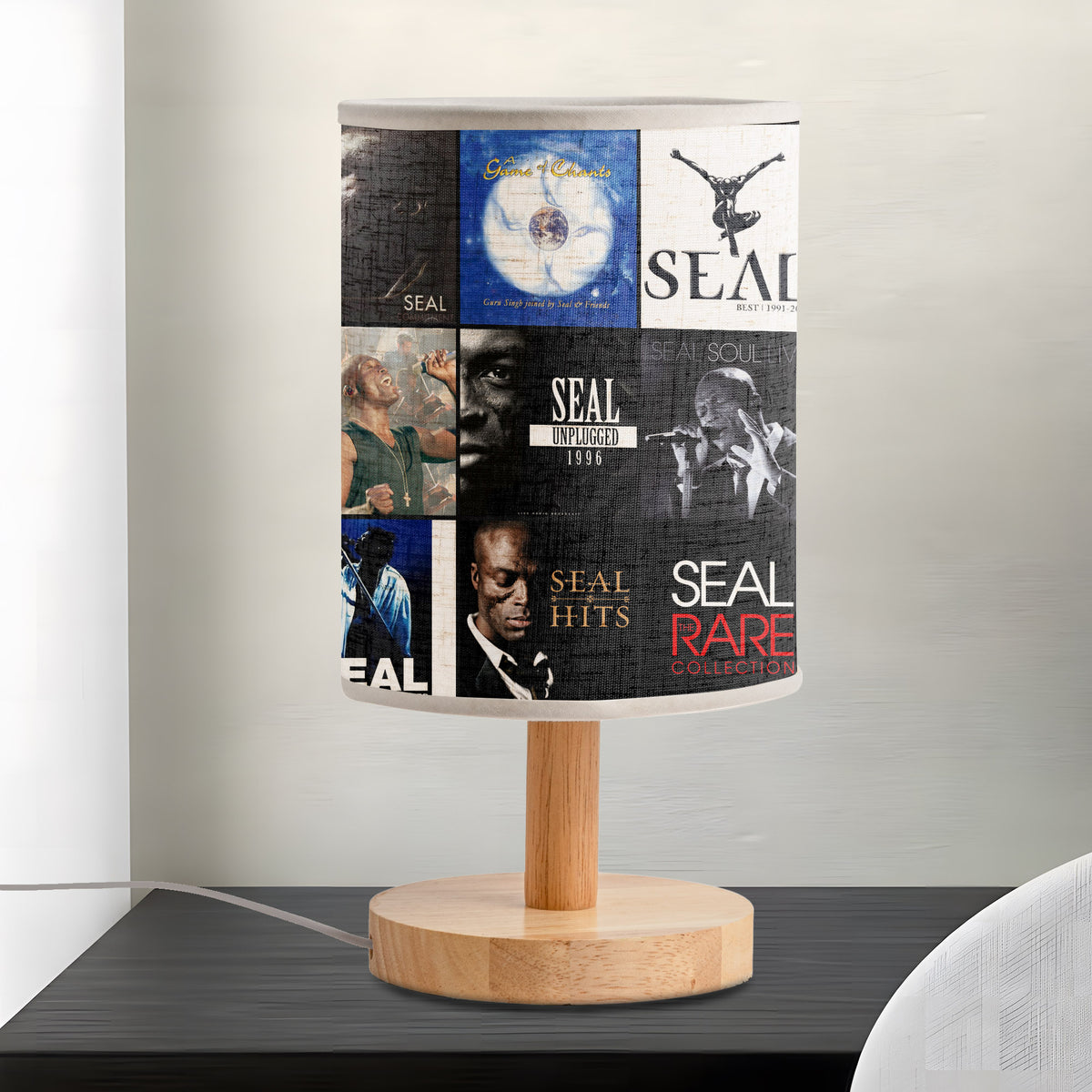 Seal Album Cover Lamp – Soulful Pop Classics Table Light