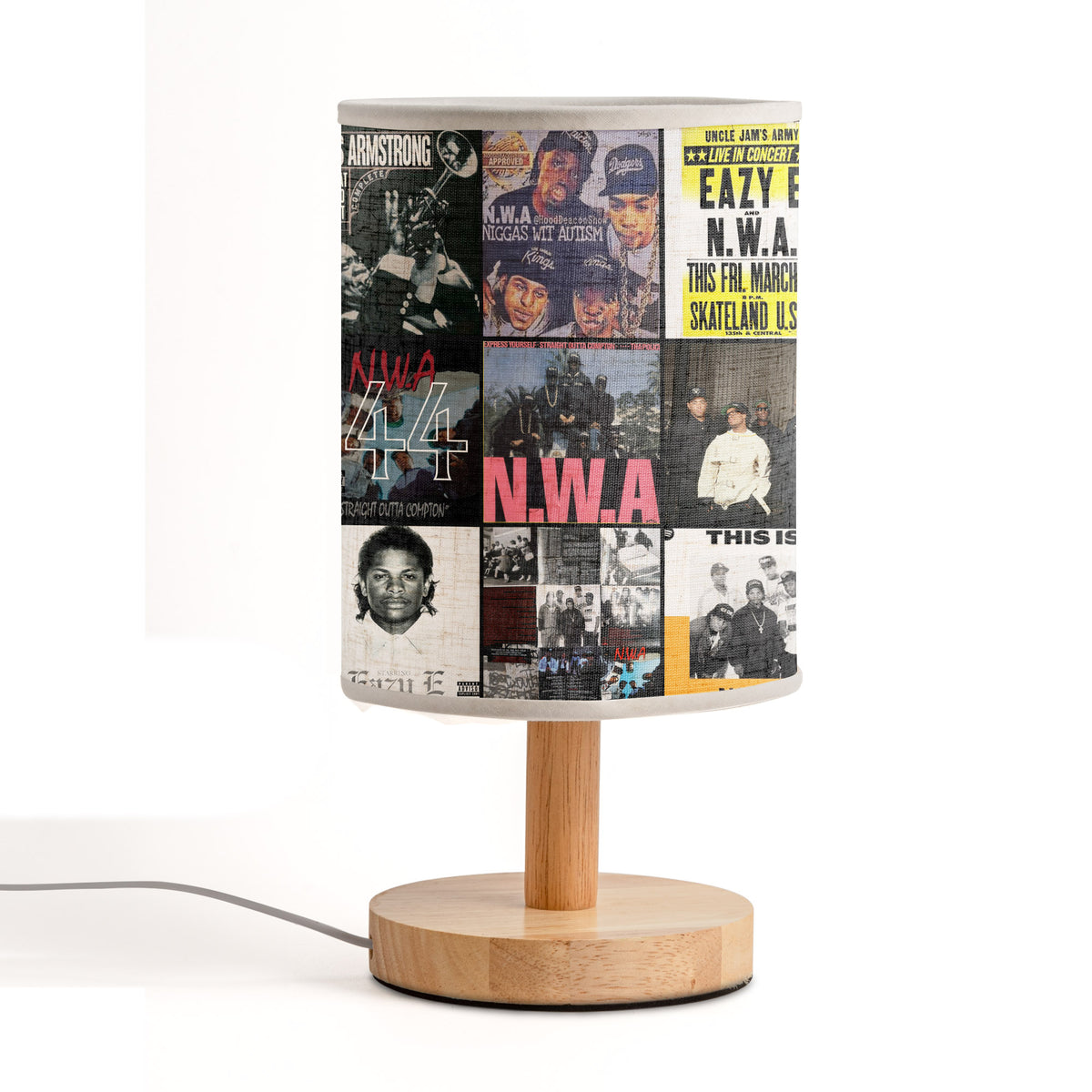 N.W.A Album Cover Lamp – West Coast Hip-Hop Legacy Table Light