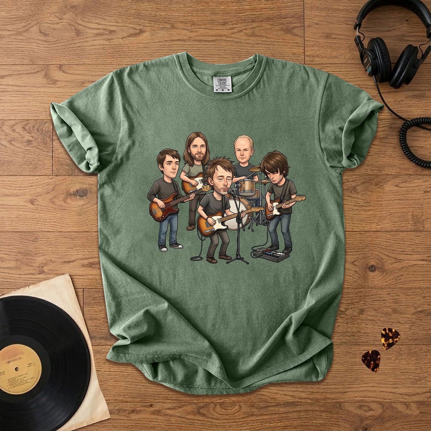 Radiohead Vintage Alternative Rock Band Comfort Tee – Retro Music Fan T-Shirt