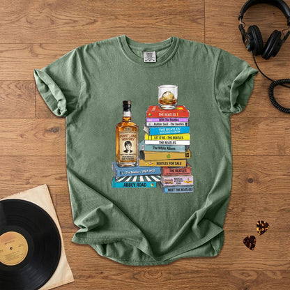 The Beatles Cassette Collection T-Shirt – Retro Music The Beatles Band Merch Tee