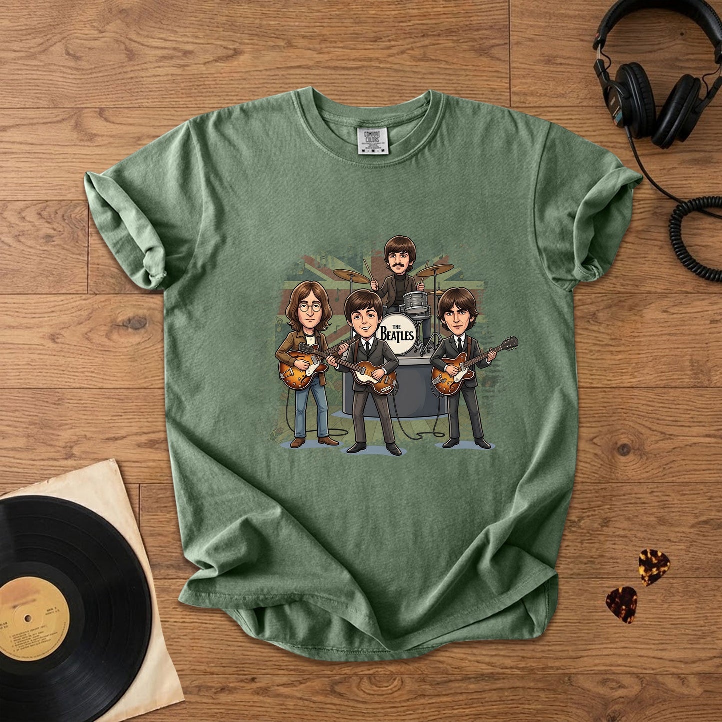 Vintage Beatles Band Comfort Tee – Classic Rock Graphic T-Shirt