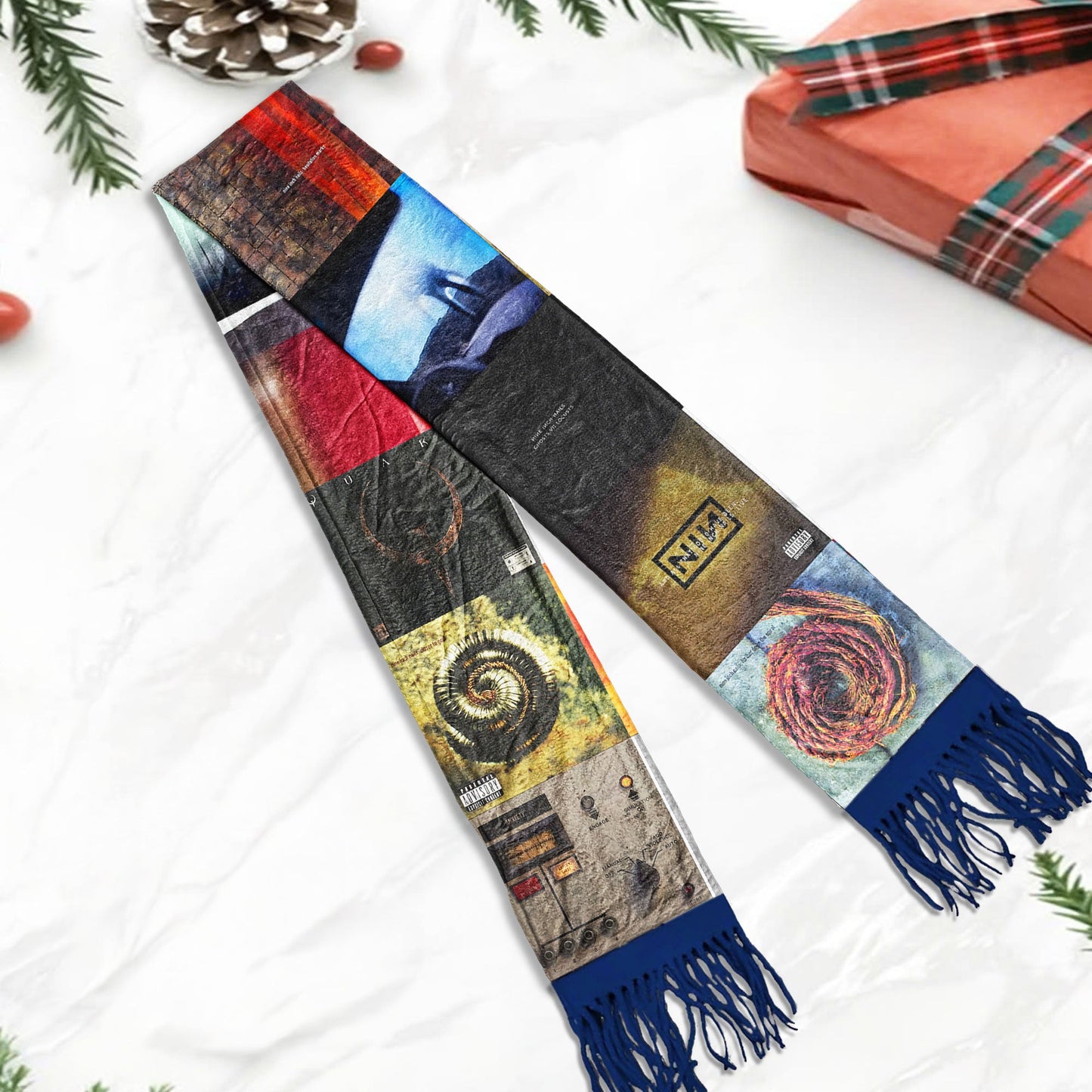 Nine Inch Nails Scarf – A Cozy Tribute to Industrial Rock Legends