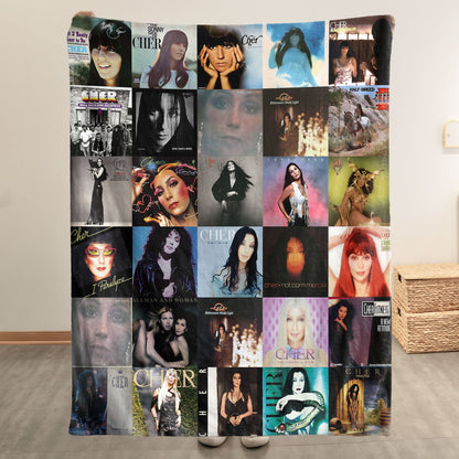 Cher Sherpa Blanket – A Glamorous Tribute to an Icon