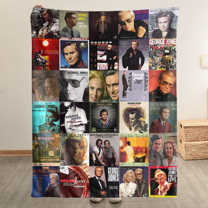 George Jones Sherpa Blanket – A Country Legend Remembered