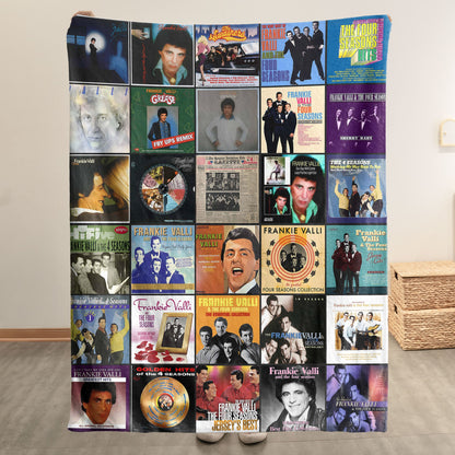Frankie Valli & The Four Seasons Sherpa Blanket – A Nostalgic Harmony for True Fans