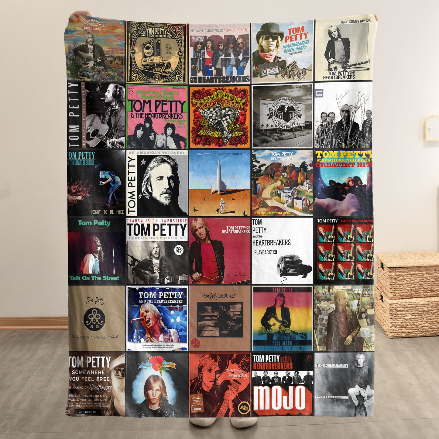 Tom Petty Sherpa Blanket – A Tribute to Heartland Rock Legends