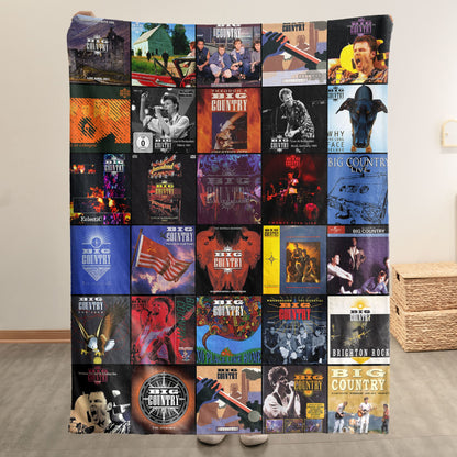 Big Country Sherpa Blanket – A Timeless Tribute to Their Anthemic Legacy