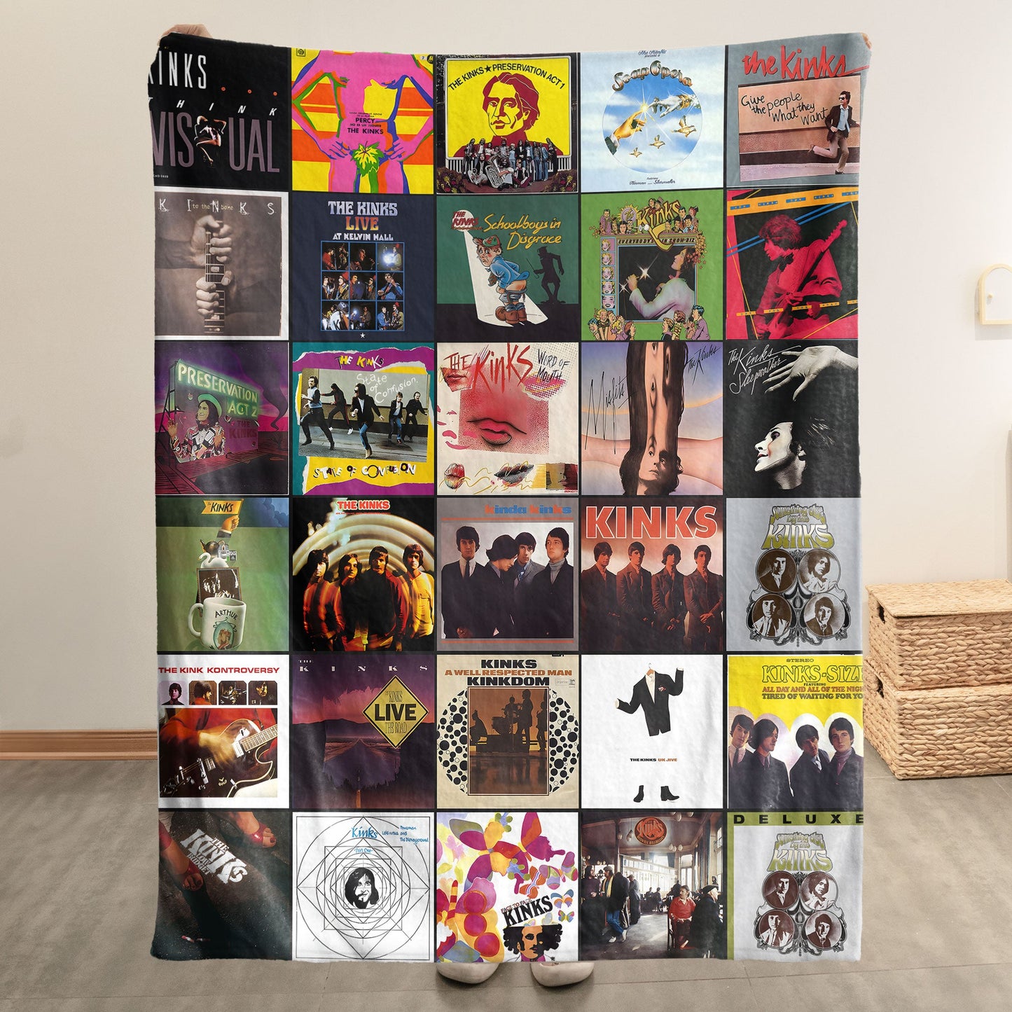 The Kinks Sherpa Blanket – A Warm Tribute to One of Rock’s Most Timeless Storytellers