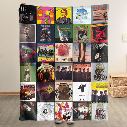 The Kinks Sherpa Blanket – A Warm Tribute to One of Rock’s Most Timeless Storytellers