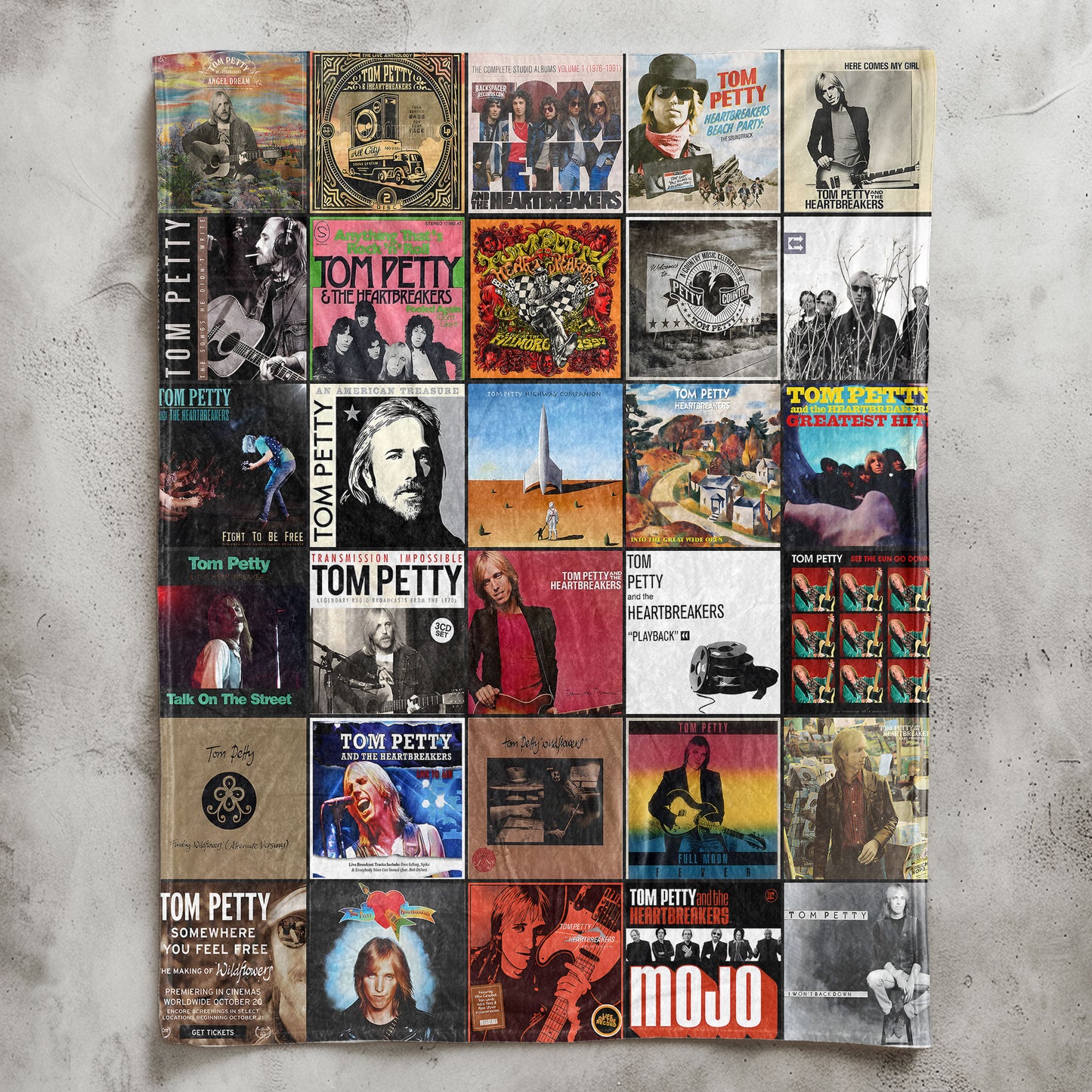 Tom Petty Sherpa Blanket – A Tribute to Heartland Rock Legends