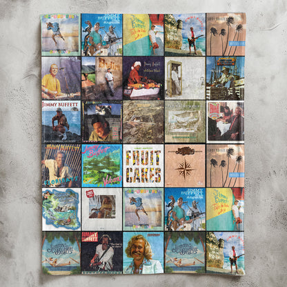 Jimmy Buffett Sherpa Blanket – A Cozy Escape to Island Time