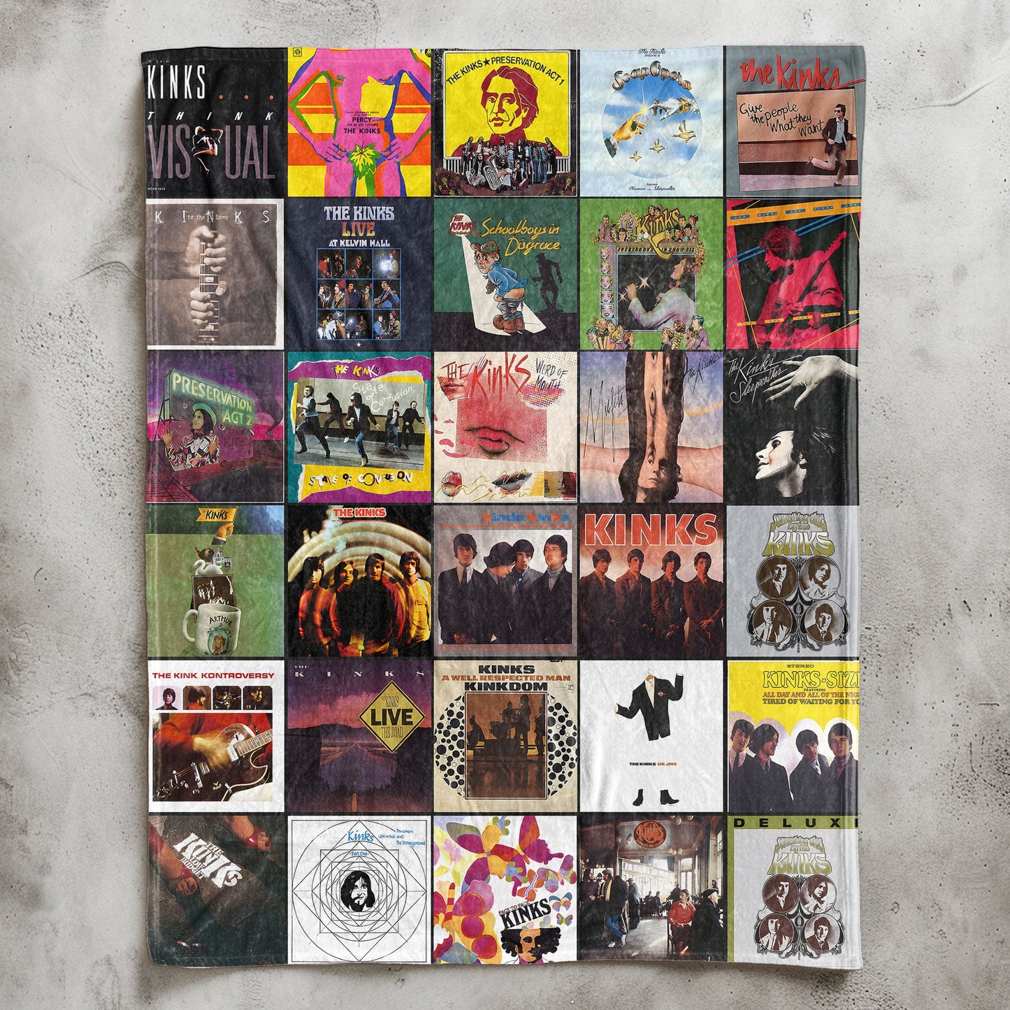 The Kinks Sherpa Blanket – A Warm Tribute to One of Rock’s Most Timeless Storytellers