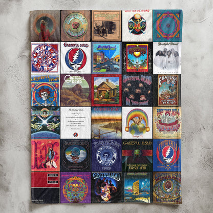 Grateful Dead Sherpa Blanket – A Psychedelic Journey in Every Stitch