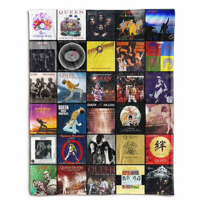 Queen Sherpa Blanket – A Royal Tribute to Legendary Albums