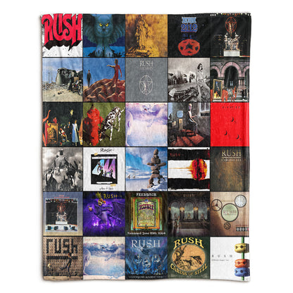 Rush Sherpa Blanket – A Progressive Rock Tribute in Ultimate Comfort