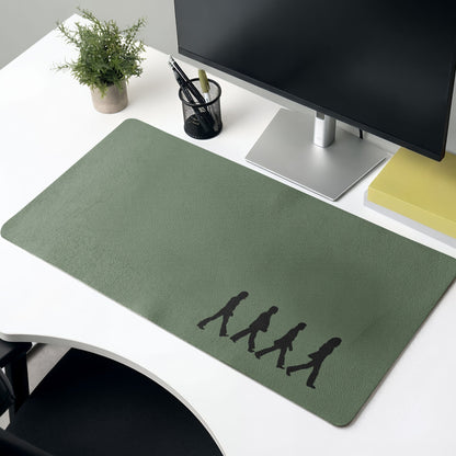 The Beatles Abbey Road Silhouette Desk Mat – Non-slip Office Gift Keyboard Pad Birthday Gift For Music Lovers