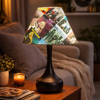 Blondie Table Lamp – Retro New Wave Album Cover Collage Decor
