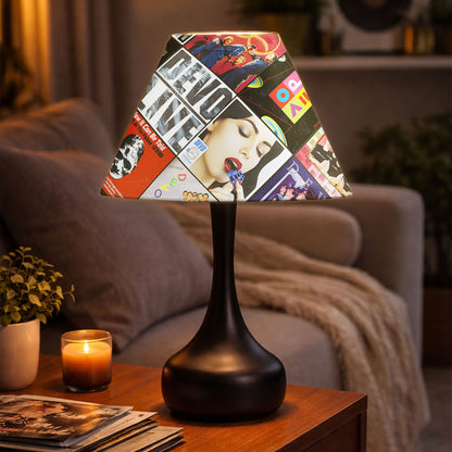 DEVO Album Collage Table Lamp – New Wave Music Decor