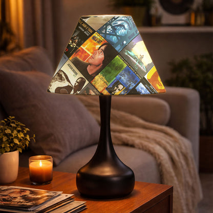 Jackson Browne Album Collage Table Lamp – Classic Rock Music Decor