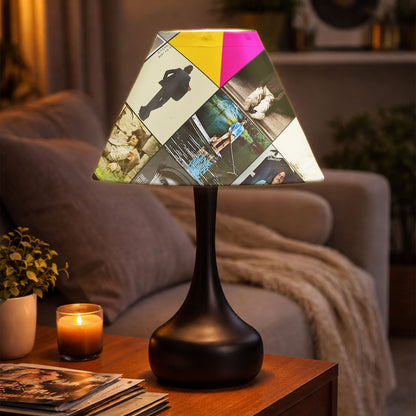James Taylor Table Lamp – Cylinder & Pyramid Design Music Decor