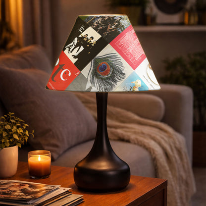XTC Table Lamp – Cylinder & Pyramid Design Music Decor