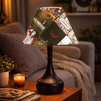 Lil Wayne Table Lamp – Cylinder & Pyramid Design Music Decor