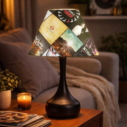 My Chemical Romance Table Lamp – Cylinder & Pyramid Design Music Decor