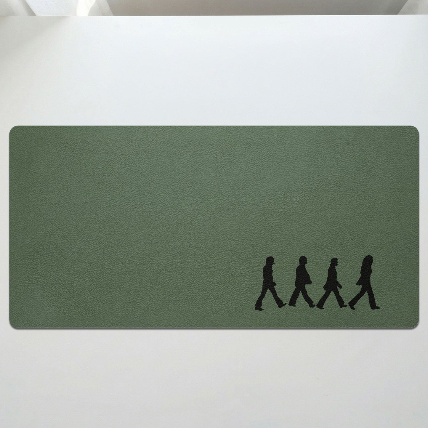 The Beatles Abbey Road Silhouette Desk Mat – Non-slip Office Gift Keyboard Pad Birthday Gift For Music Lovers