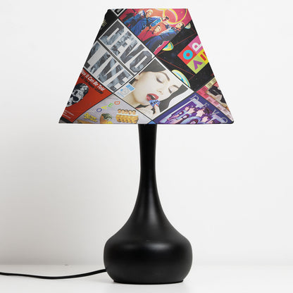 DEVO Album Collage Table Lamp – New Wave Music Decor