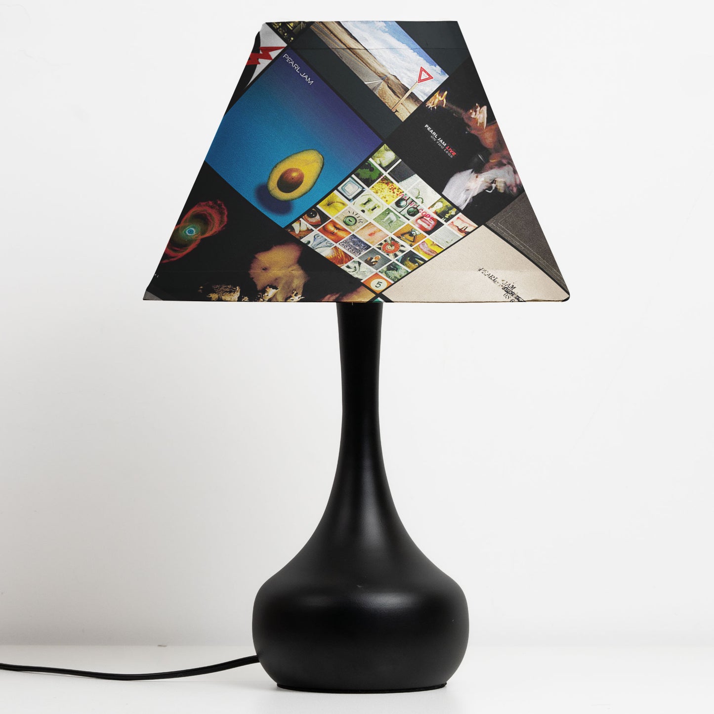 Pearl Jam Table Lamp – Cylinder & Pyramid Design Music Decor