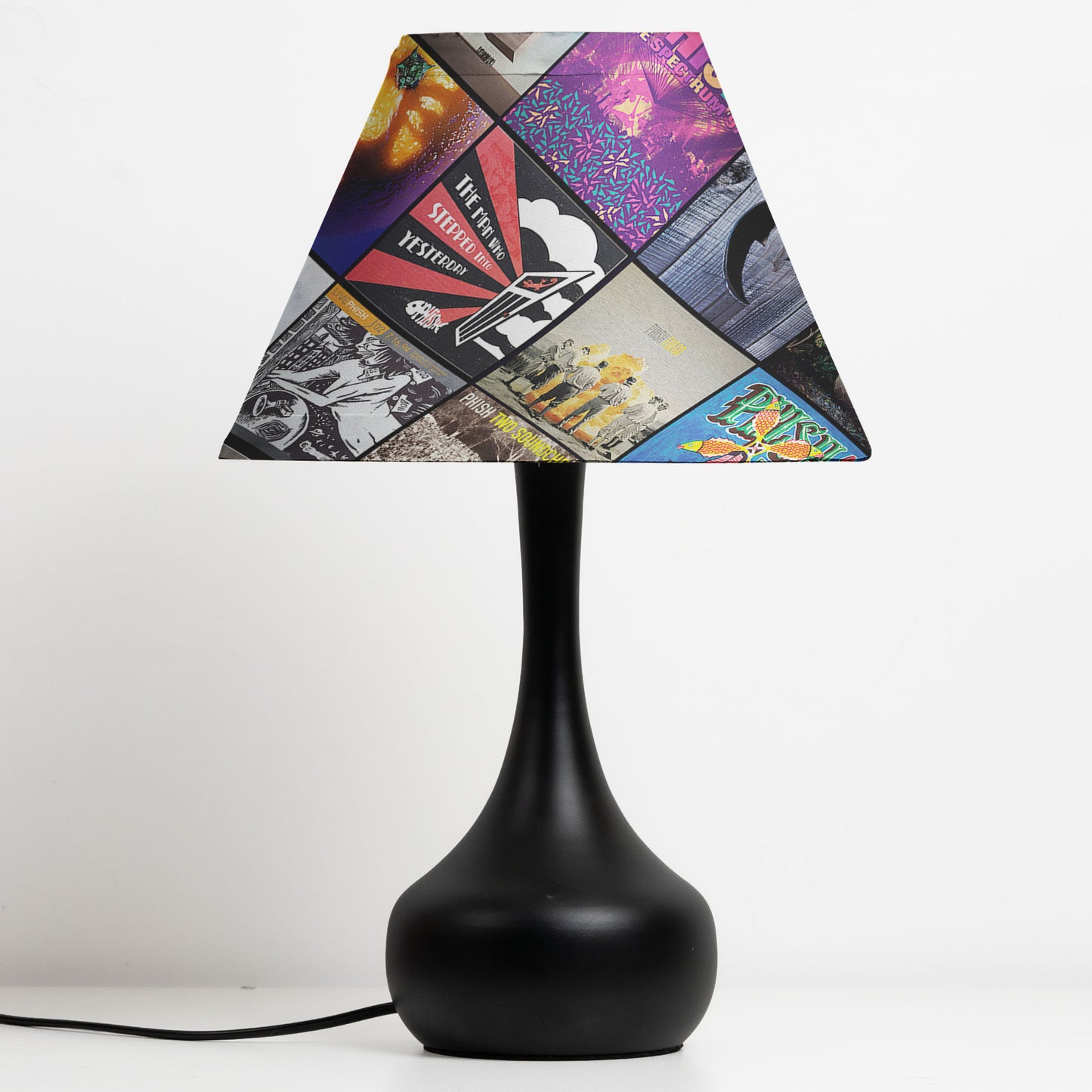 Phish Table Lamp – Cylinder & Pyramid Design Music Decor