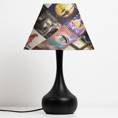 Widespread Panic Table Lamp – Cylinder & Pyramid Design Music Decor
