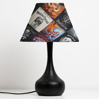 Motörhead Table Lamp – Cylinder & Pyramid Design Heavy Metal Decor