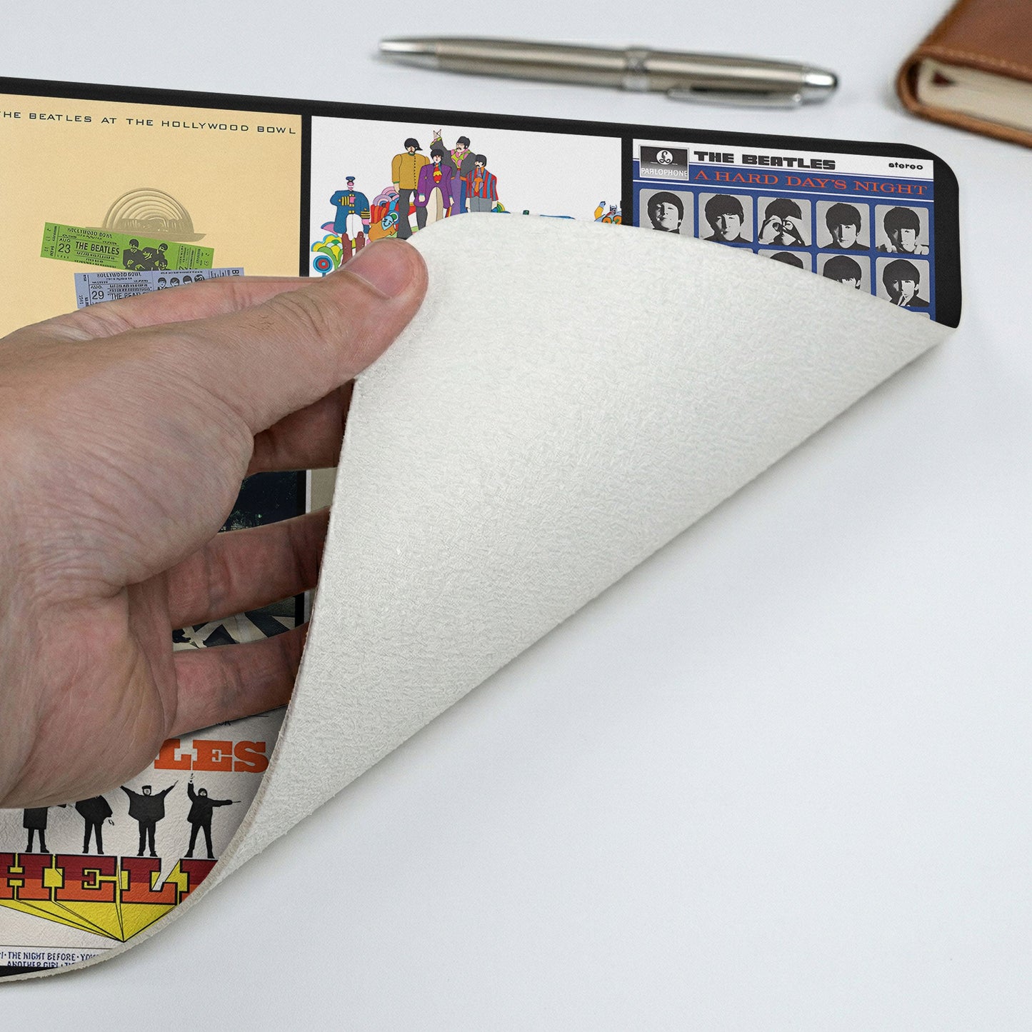 The Beatles Album Collage Print Desk Mat – Non-slip Office Gift Keyboard Pad Birthday Gift For Music Lovers