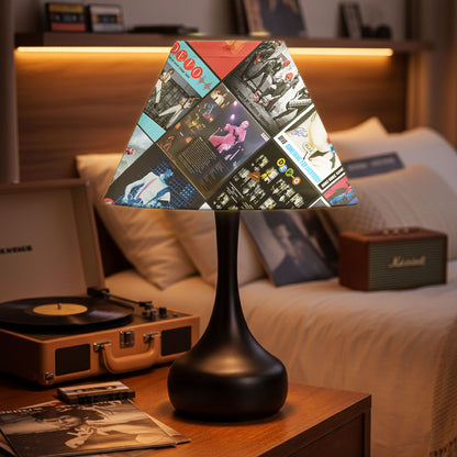 DEVO Album Collage Table Lamp – New Wave Music Decor